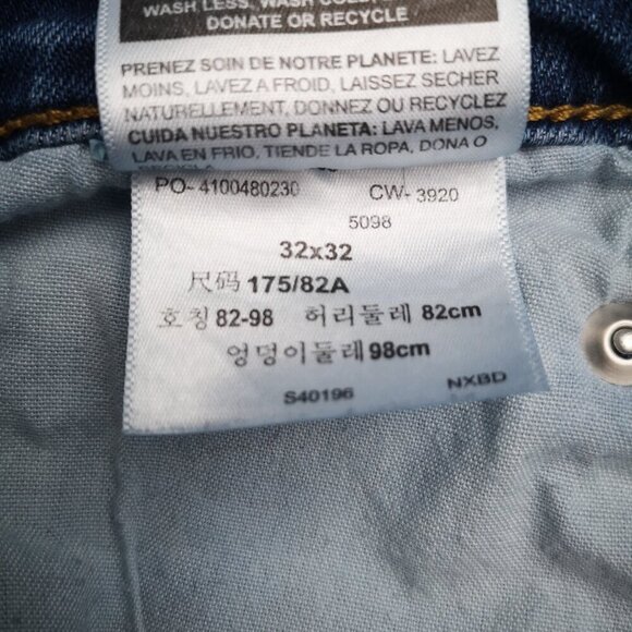 Denizen from Levi's 231 Athletic Men's Size 32/32 Medium Wash Straight Leg Jeans - Picture 5 of 16